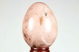 Polished Peach Moonstone Egg - Madagascar #182423-1